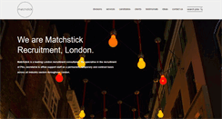 Desktop Screenshot of matchstick.co.uk