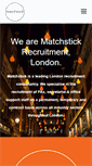 Mobile Screenshot of matchstick.co.uk